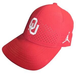 Oklahoma Sooners Jordan Jumpman Brand Adjustable‎ Performance Hat Cap OU Boomer